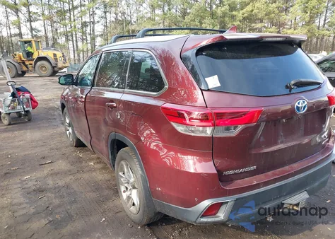 2017 Toyota Highlander Hybrid Limited Platinum from USA, damaged, VIN 5TDDGRFH4HS035468